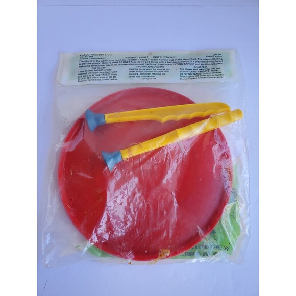 Placo Toys Flying Target Dart Game Vintage Circa 1968 New In Original Packaging. - Picture 2 of 4